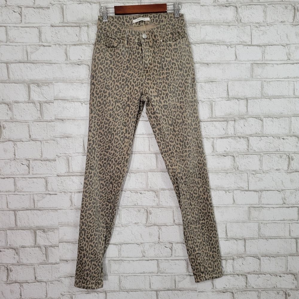 PacSun high rise leopard print jeggings